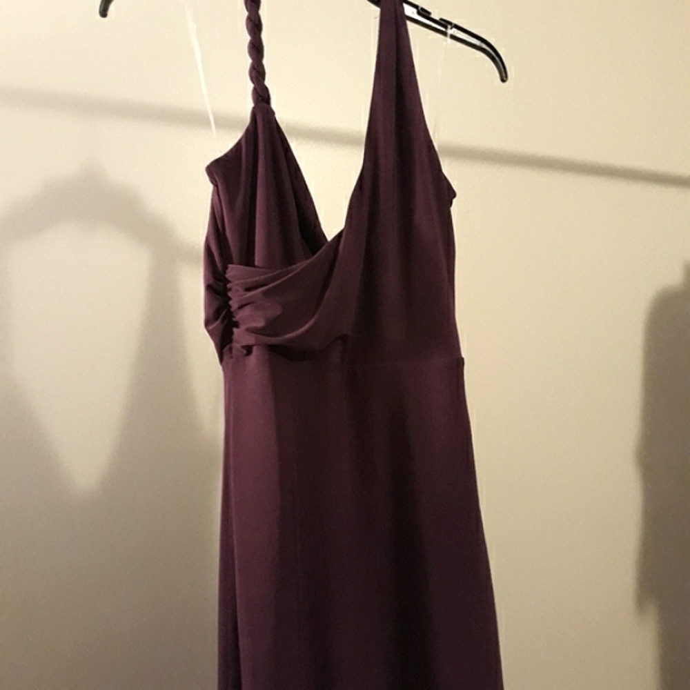 Halter Dress w/ Slit - Picture 8 of 11